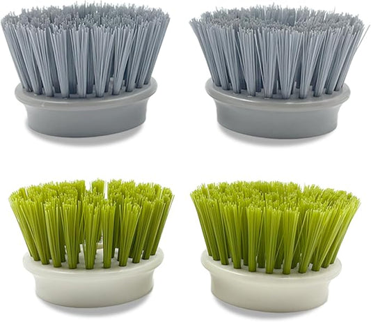 Palm Brush Refills, Dish Brush Replacement Head, 4 Pack by UGWKivd