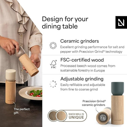LARS NYSØM Wooden Salt and Pepper Grinder Set Manual - Image 2