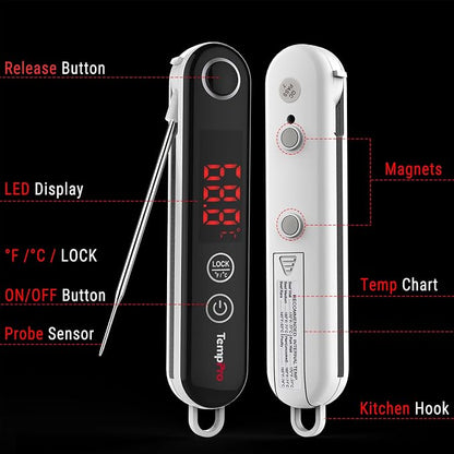 TempPro TP18 Instant Read Meat Thermometer Digital - Image 7