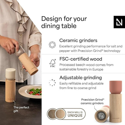 LARS NYSØM Wooden Salt and Pepper Grinder Set Manual - Image 2