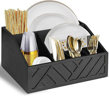 Ukonvi Paper Plate Dispenser, Paper Plate Holder by Ukonvi