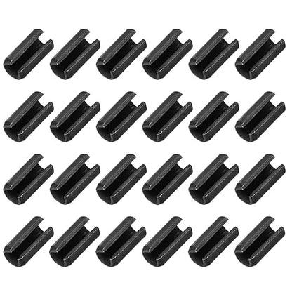 MECCANIXITY 25Pcs Slotted Split Roll Pins 2/5 Inch Dia. 4/5 Inch Length 65Mn by MECCANIXITY