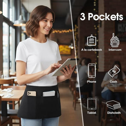 BOHARERS 3-Pocket Waist Apron - Image 4