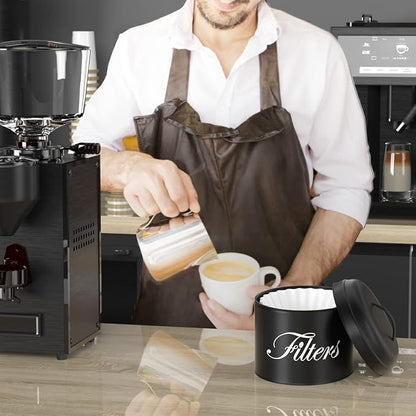Coffee Filter Holder with Lid, Basket Storage Container - Image 5
