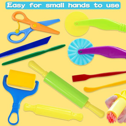 LCY WEDSHI Dough Tool Set, Dough Accessories Includes Animal Molds, Cutters - Image 5