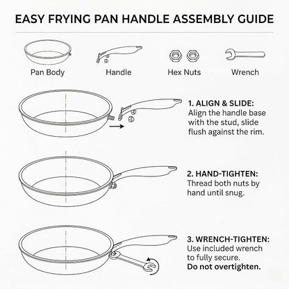 10 Inch Tri-Ply Stainless Steel Hybrid Frying Pan - Image 8