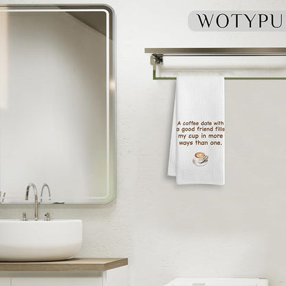 Friend and Coffee Kitchen Towels, Gifts - Image 5