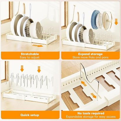 Dayacoco Pots and Pans Organizer Under Cabinet - Image 3