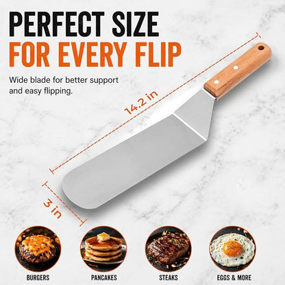 Medium Grill Spatula – Metal Spatula - Image 2