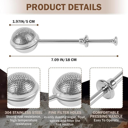 Stainless Steel Tea Strainer, Tea ball Strainers - Image 4