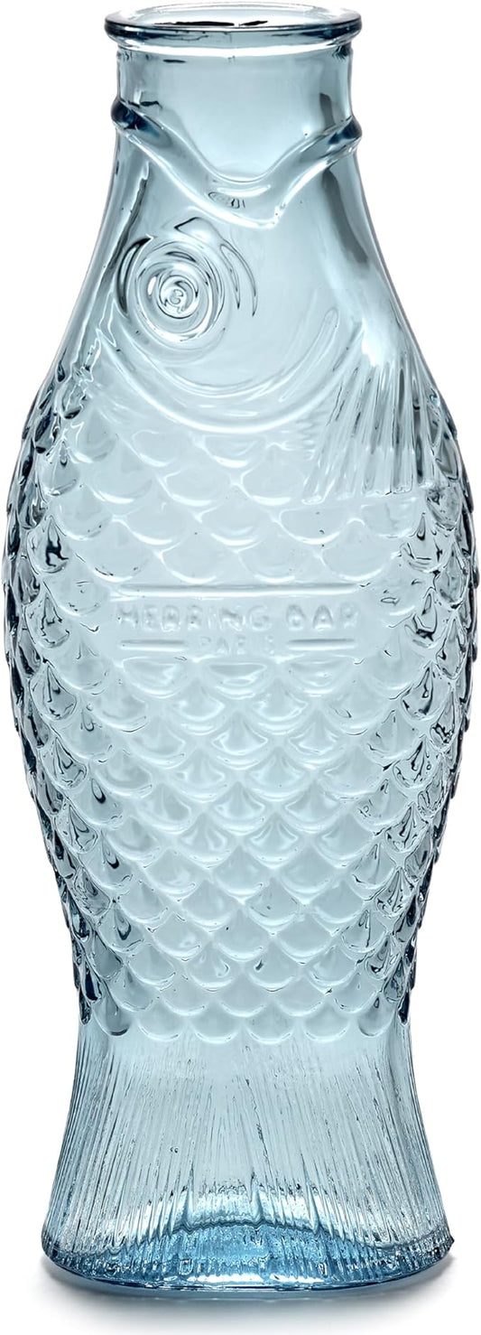 Serax Glass Water Pitcher | Fish & Fish glassware by Paola Navone | Wine Carafe by Serax