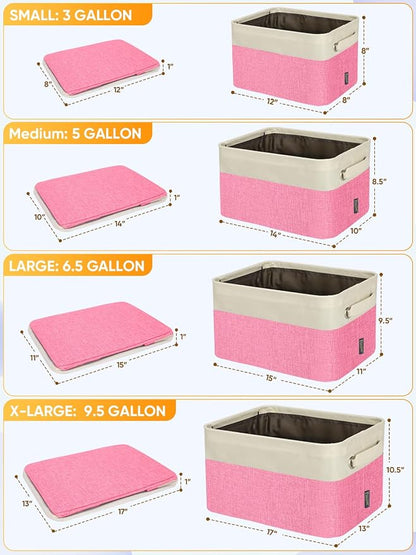 BALEINE 1 Pack Fabric Closet Storage Bins - Image 2