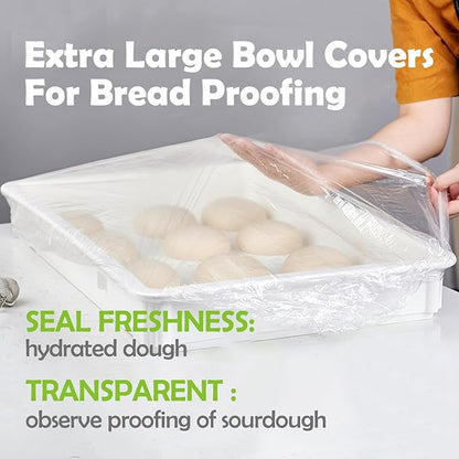 100 Extra Large Bowl Covers For Bread Proofing, Fits Bowl up to 20", Sheet Pan - Image 3