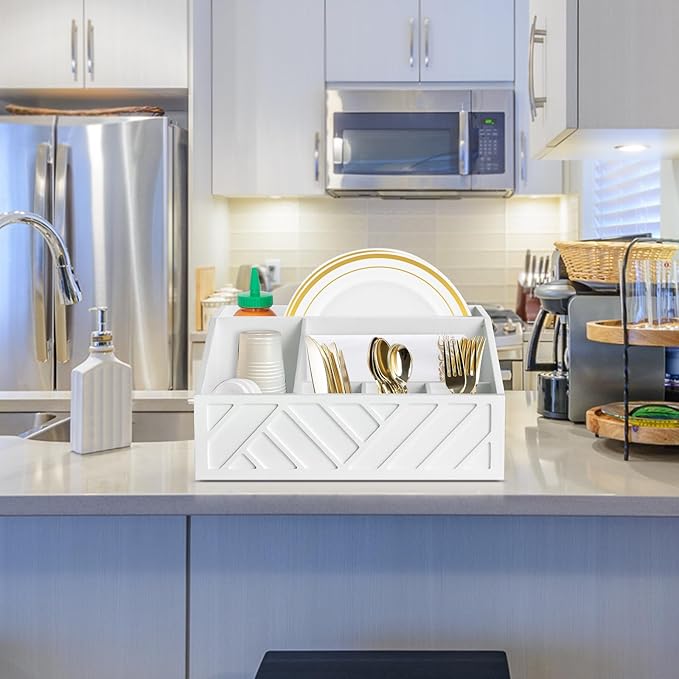 Ukonvi Paper Plate Dispenser, Paper Plate Holder - Image 5