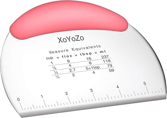 1 pcs Dough Pastry Scraper Chopper/Stainless Steel Dough Scraper Cutter by XoYoZo