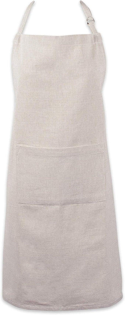 DII 100% Cotton Solid Chambray Kitchen Set, Chef Apron, 1 Piece - Image 2