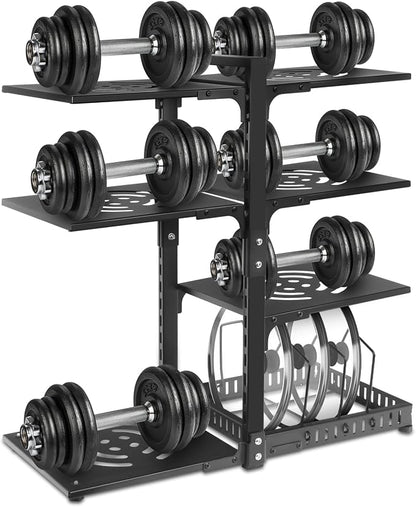Pot Rack Organizers：CASONNIK 6+1-Tier Adjustable Heavy Duty Pan Organizer - Image 7
