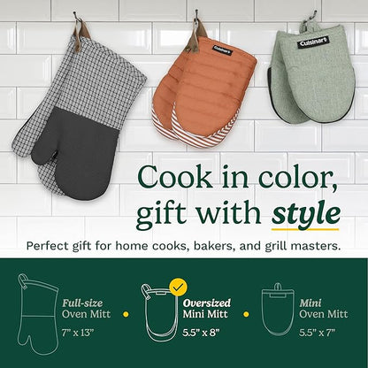 Cuisinart Mini Oven Mitts – 5.5” x 8” Heat-Resistant Kitchen Mitts - Image 6