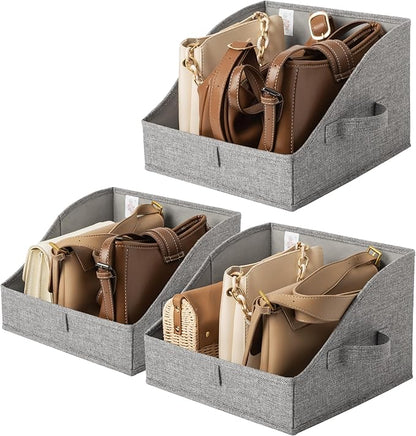 GRANNY SAYS Trapezoid Storage Bins, Closet Storage Bins, Purse Storage by GRANNYSAYS