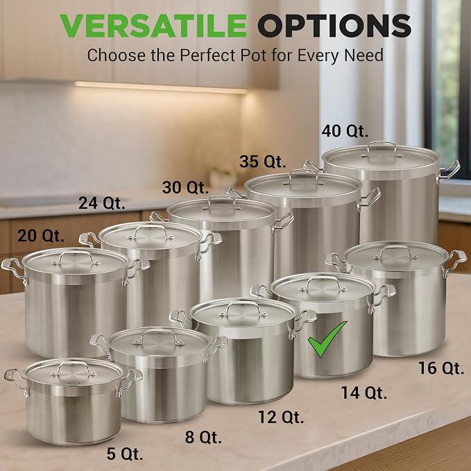NutriChef 14 Quart Stock Pot - Image 3