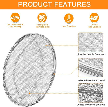 Splatter Shield for Ninja FG551 Foodi Smart XL Grill, Replacement Stainless - Image 4