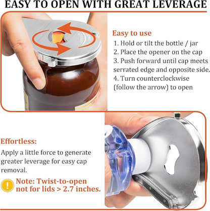 Uinxan Bottle Opener for Weak Hands & Seniors - Image 6