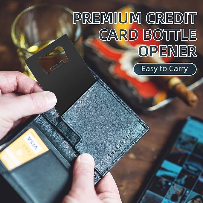 200 Pcs Credit Card Bottle Opener Bulk, Stainless Steel Metal Card Beer Bottle - Image 4