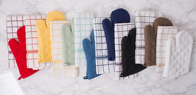 DII Basic Terry Collection Quilted 100% Cotton, French Blue, 3 Piece - Image 12