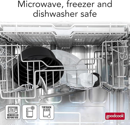 GoodCook 4-Cup Meal Prep Bowls Set - Image 7