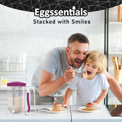 Eggssentials – Batter Dispenser Mess-Free, Squeeze Handle, Waffles & More – - Image 6