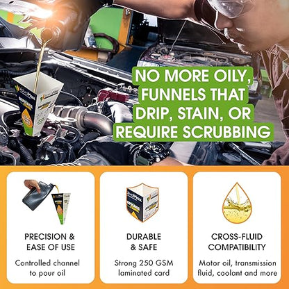 ValvoMax Disposable Funnels, Automotive Fluids, and Household Liquids - Image 4