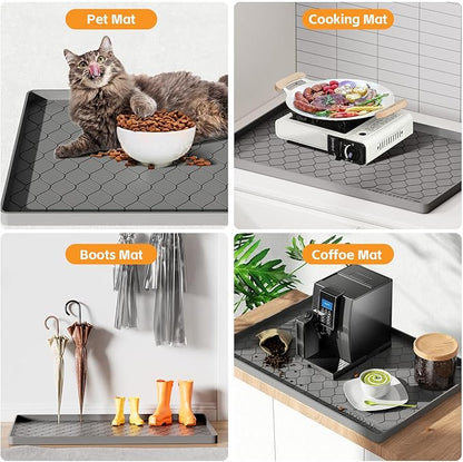 Winisok Silicone Under Sink Mat 22" x 22", kitchen Essentials and Gadgets - Image 5