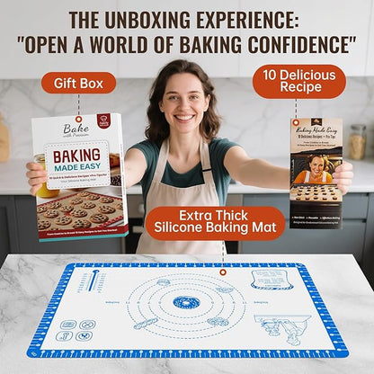 Silicone Baking Mat with 10 Useful Recipes, Silicone Mat - Image 2