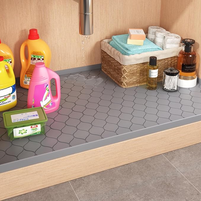 Winisok Silicone Under Sink Mat 31" x 22", kitchen Essentials and Gadgets - Image 2