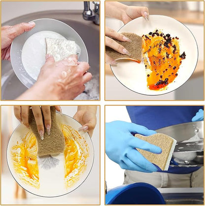 18 Pack Natural Kitchen Sponges, Biodegradable & Compostable | Non-Scratch - Image 7