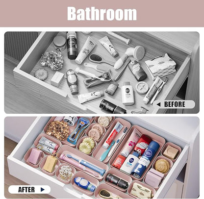 Plastic Drawer Organizers, Desk and Vanity Organizer Plastic Tray, Makeup - Image 7