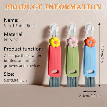 Wanme 3 in 1 Cup Lid Gap Cleaning Brush Set, Cup Lid Gap Cleaner, Home Kitchen - Image 8