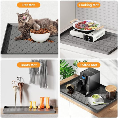 Winisok Silicone Under Sink Mat 28" x 19", kitchen Essentials and Gadgets - Image 5