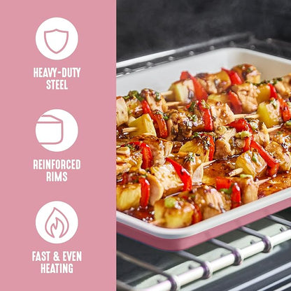 GreenLife Bakeware 18” x 13” Half Cookie Sheet Baking Pan, Non-Toxic PFAS-Free - Image 4