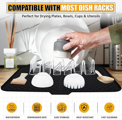Luxet Silicone Dish Drying Mat - Image 5