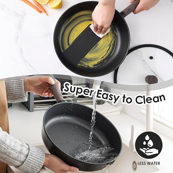 SENSARTE 13Pcs Pots and Pans Set Nonstick Cookware Set Kitchen Cooking Frying - Image 8