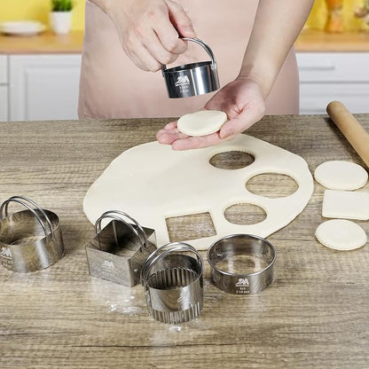 Biscuit Cutter Set for baking 2inch 2.5inch 3inch 3.5inch 4inch 5inch large - Image 5