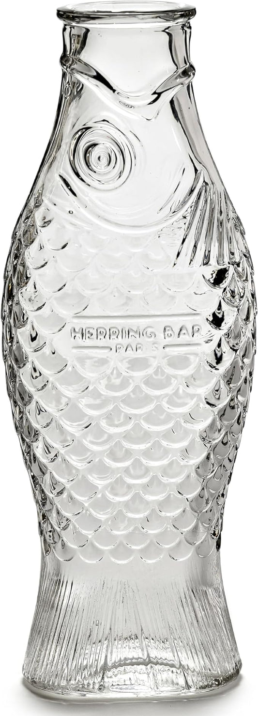 Serax Glass Water Pitcher | Fish & Fish glassware by Paola Navone | Wine Carafe by Serax