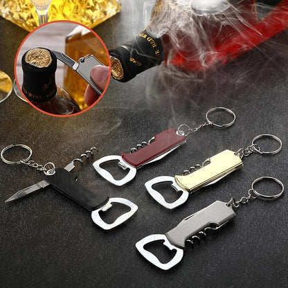 Ziliny 24 Pcs Bottle Opener Keychain Bulk Wine Bottle Beer Opener Keychain - Image 3