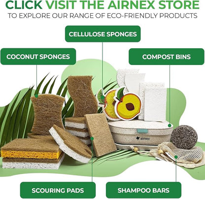 AIRNEX Natural Kitchen Sponges Pack of 20 - Image 6