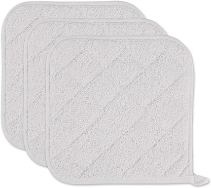 DII Basic Terry Collection Quilted 100% Cotton, 3 Piece by DII