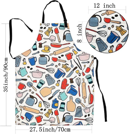 Adjustable Waterproof Apron Bib Apron - Image 7