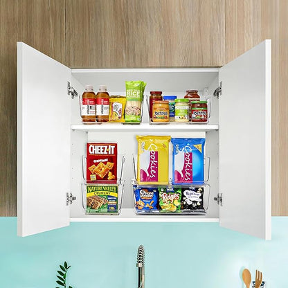 Sorbus Stackable Storage Bins Open Front - Image 3