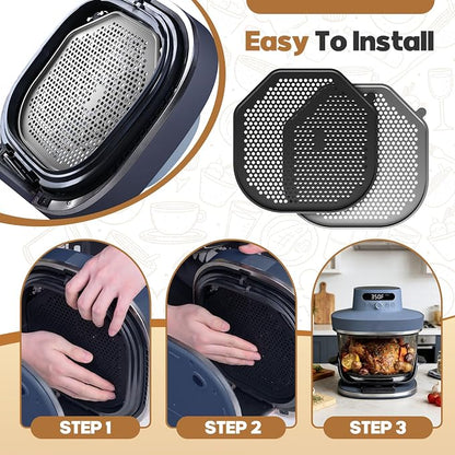 2 PCS Silicone Splatter Shield Heat-Resistant Splash Guard - Image 3