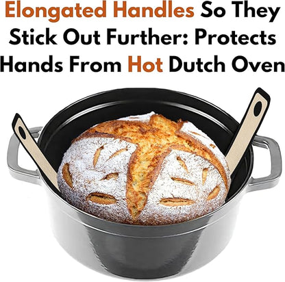 Introducing The Easy-Lift Dutch Oven Silicone Bread Sling & Scoop & Dust Flour - Image 3